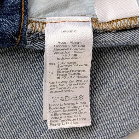 Madewell Jeans Curvy Perfect Vintage 26 Blue Denim Decatur Wash GUC NM281 - Picture 10 of 11